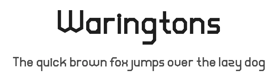 Waringtons by Edric Studio — Sans Serif Font