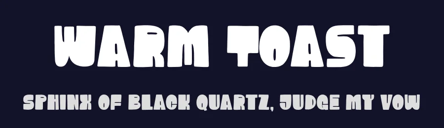 Warm Toast by PutraCetol Studio — Decorative Font — thumbnail 2