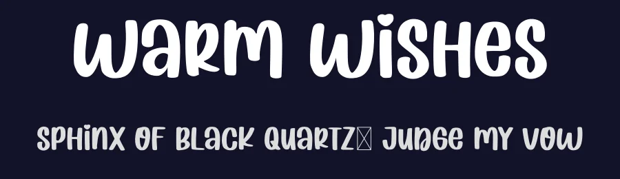 Warm Wishes by Nirmala Creative — Script Handwritten Font — thumbnail 2