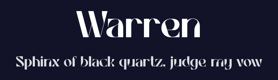 Warren by Pinisiart — Decorative Font — thumbnail 2