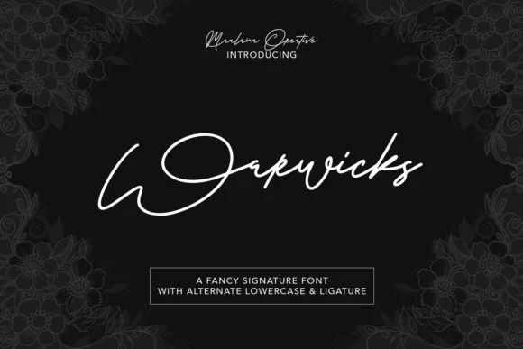 Warwicks Font by Maulana Creative — Script Handwritten Font