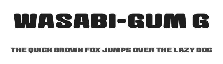 Wasabi-Gum G