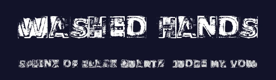 Washed Hands by Billy Argel Fonts ® — Decorative Font — thumbnail 2