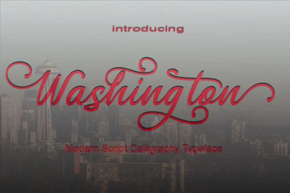 Washington Font by AzzamStudio by AzzamStudio — Script Handwritten Font