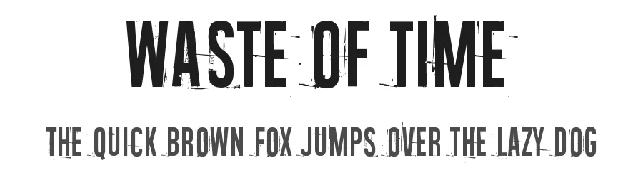 Waste of time