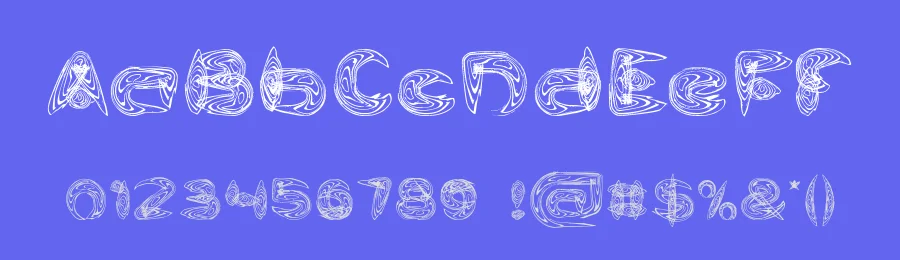 Water and Gasoline by weknow — Decorative Font — thumbnail 3