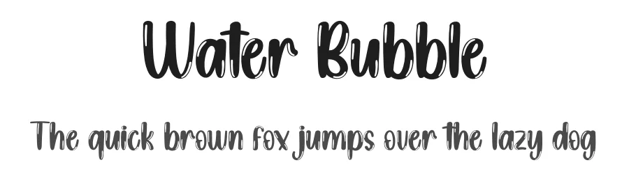 Water Bubble