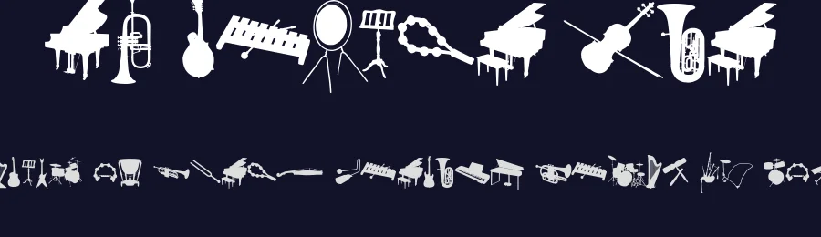 WC Musica Bta by WC Fonts / Atypeek — Dingbats Font — thumbnail 2