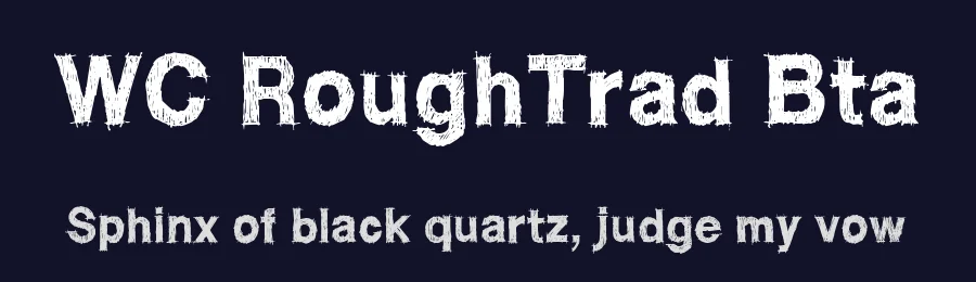 WC RoughTrad Bta by WC Fonts / Atypeek — Script Handwritten Font — thumbnail 2