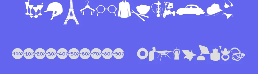 WC Sold Out A Bta by WC Fonts / Atypeek — Dingbats Font — thumbnail 3