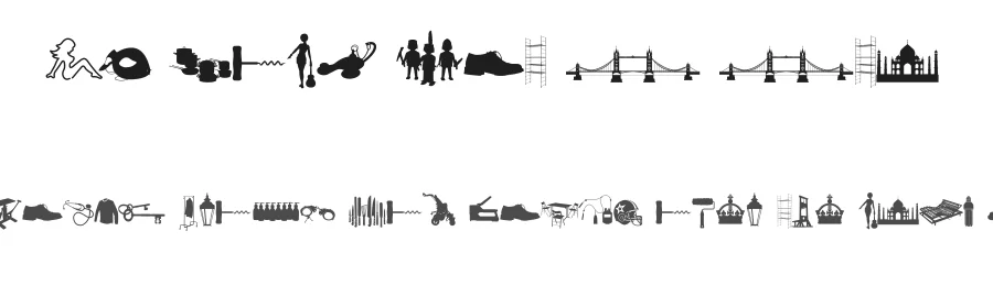 WC Sold Out B Bta by WC Fonts / Atypeek — Dingbats Font