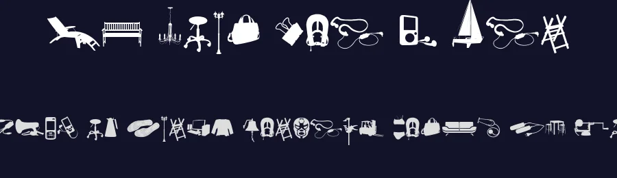 WC Sold Out D Bta by WC Fonts / Atypeek — Dingbats Font — thumbnail 2