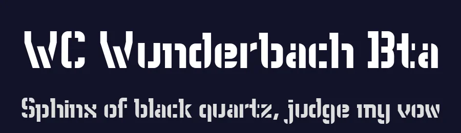 WC Wunderbach Bta by WC Fonts / Atypeek — Decorative Font — thumbnail 2
