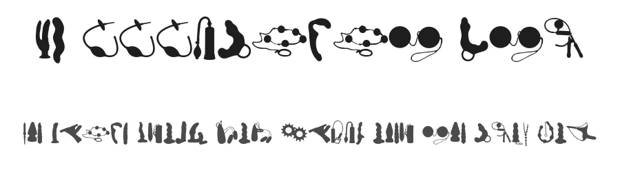 WC XXXplicit Bta by WC Fonts / Atypeek β Dingbats Font
