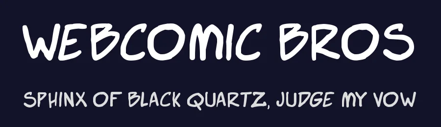 Webcomic Bros by PressGang Studios — Decorative Font — thumbnail 2
