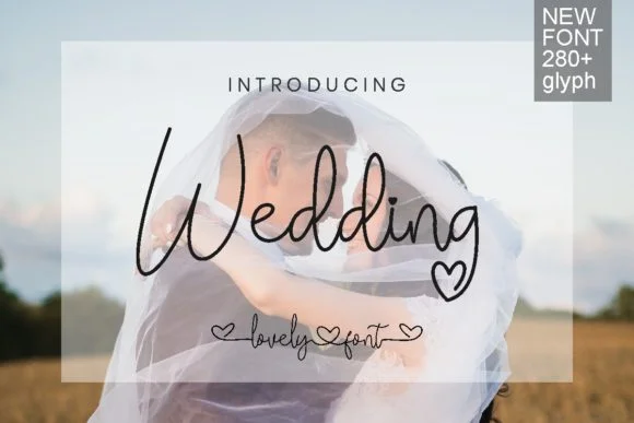 Wedding Font by Pidco.art by Pidco.art — Script Handwritten Font