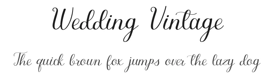 Wedding Vintage