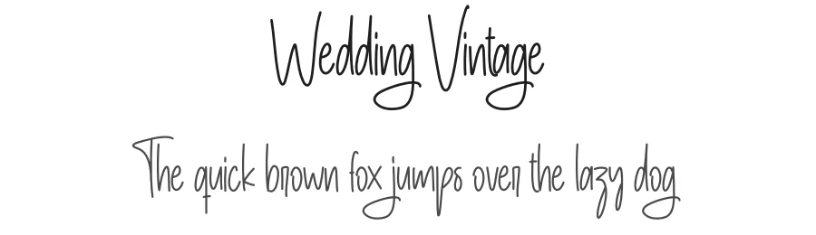 Wedding Vintage