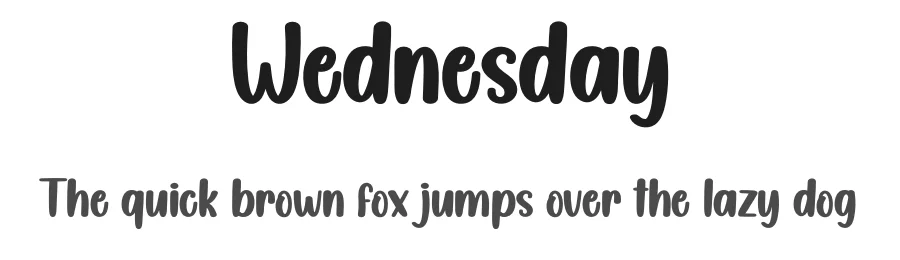 Wednesday