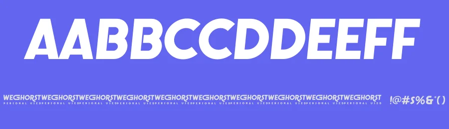 Weghorst by Mocha Frappuccino — Sans Serif Font — thumbnail 3