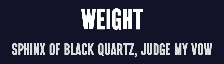 Weight by Graphicxell — Sans Serif Font — thumbnail 2
