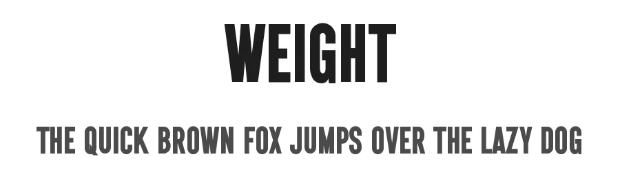 Weight by Graphicxell — Sans Serif Font
