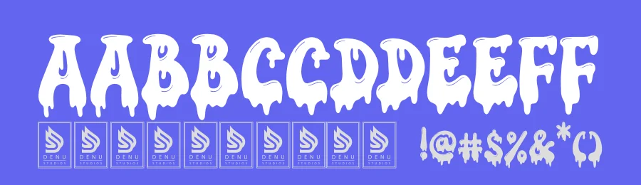 Weirdo Slimmy by Denustudios — Decorative Font — thumbnail 3