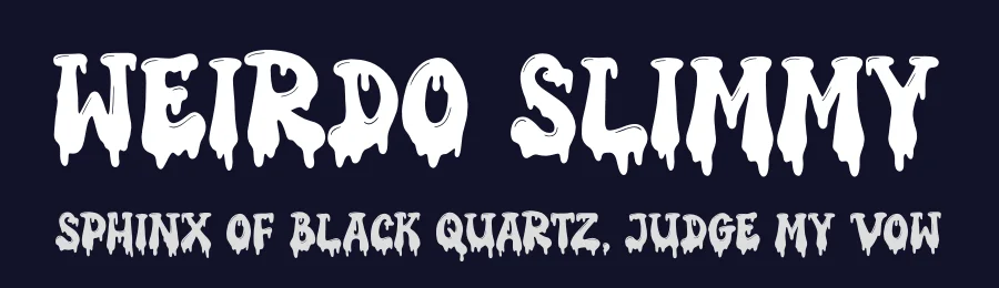 Weirdo Slimmy by Denustudios — Decorative Font — thumbnail 2