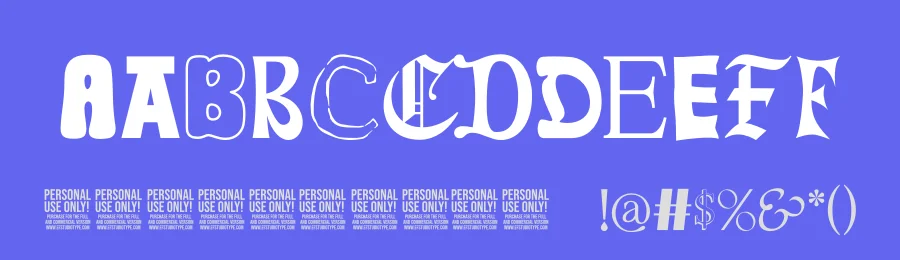 Weirdy by Ef Studio — Decorative Font — thumbnail 3