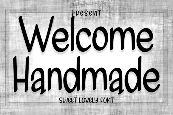 Welcome Handmade Font by Berkah Shop — Script Handwritten Font
