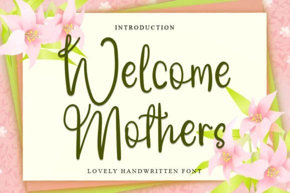 Welcome Mothers Font by Inermedia STUDIO — Script Handwritten Font