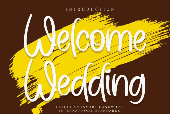 Welcome Wedding Font by Roronoa zoro.S.P.D — Script Handwritten Font