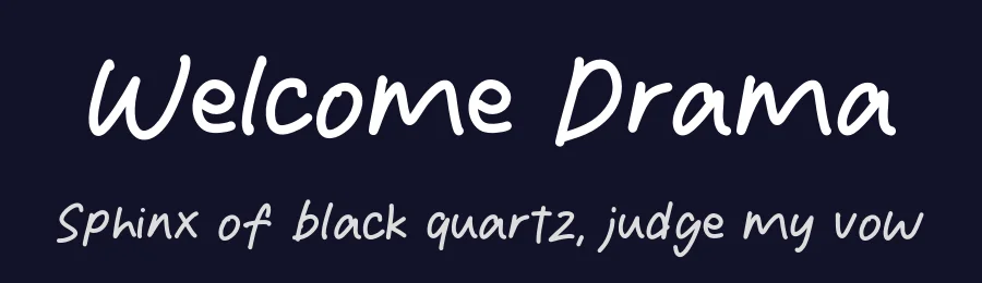 Welcome Drama by Khurasan — Script Handwritten Font — thumbnail 2