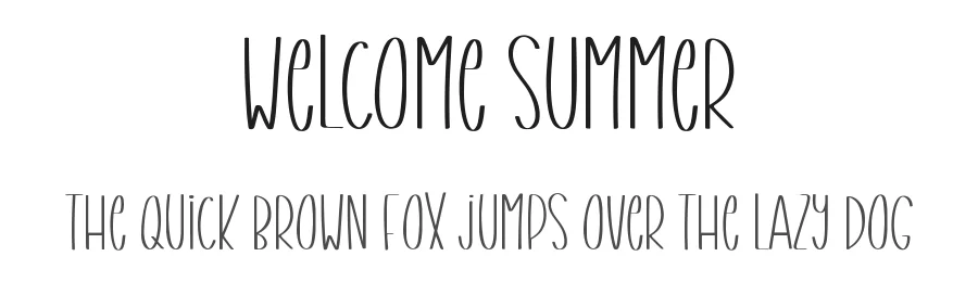 Welcome Summer