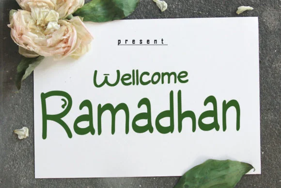 Wellcome Ramadhan Font by muhawk47 — Script Handwritten Font