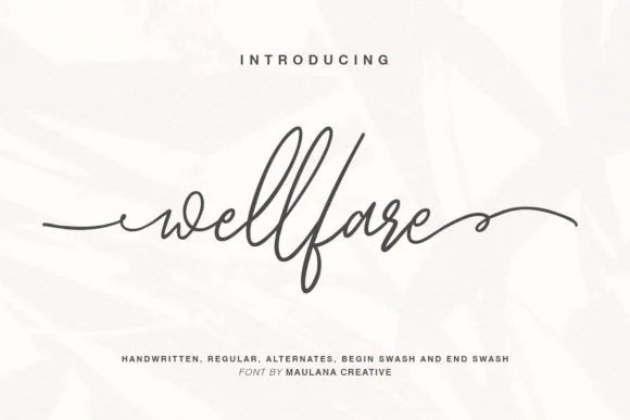 Wellfare Font by Maulana Creative — Script Handwritten Font