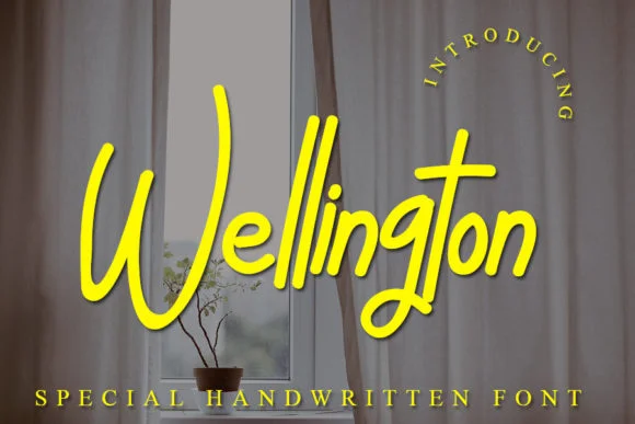 Wellington Font by Mr.Soon Design — Script Handwritten Font