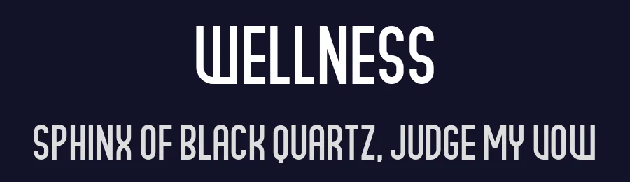 Wellness by Vladimir Nikolic — Sans Serif Font — thumbnail 2