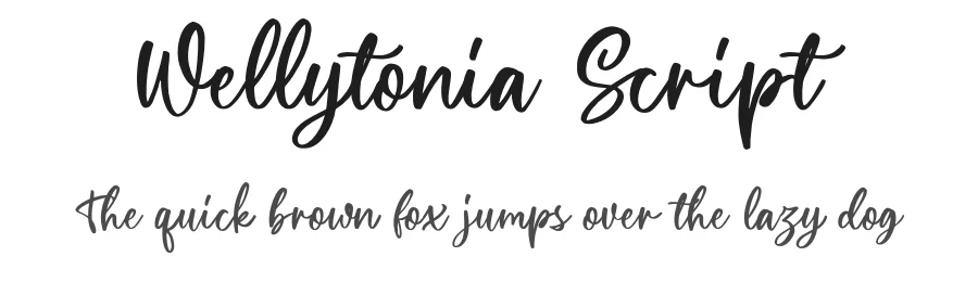 Wellytonia Script