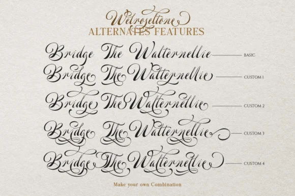 Welroseltone Font by letterhend — Script Handwritten Font — thumbnail 9