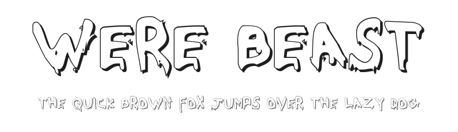 Were Beast by Iconian Fonts — Decorative Font