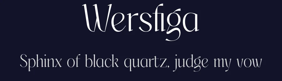 Wersfiga by Storytype Studio — Decorative Font — thumbnail 2