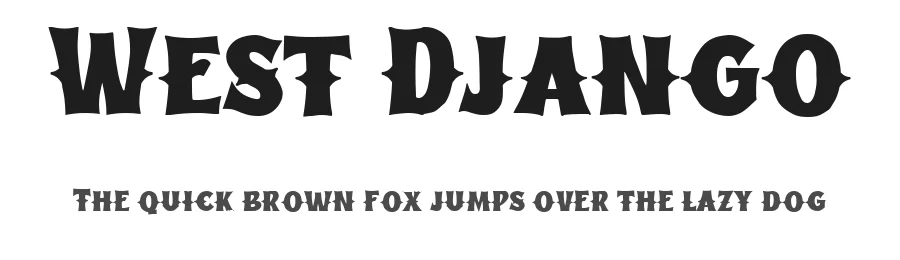 West Django by Blankids — Decorative Font
