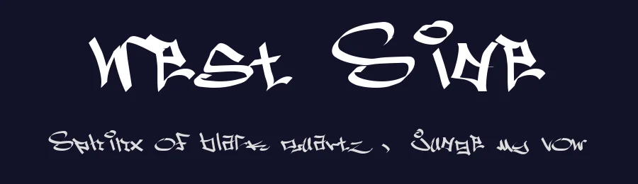 West Side by Tré Bomb Nation — Script Handwritten Font — thumbnail 2