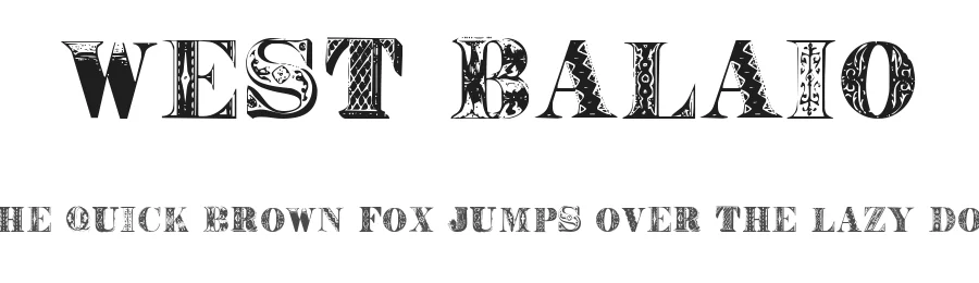 West Balaio by Intellecta Design โ Decorative Font