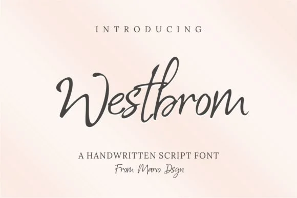 Westbrom Font by MarioDsgn — Script Handwritten Font