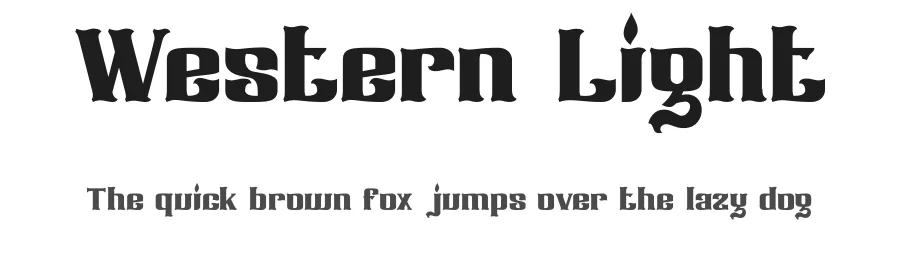 Western Light by Typeline Studio — Decorative Font