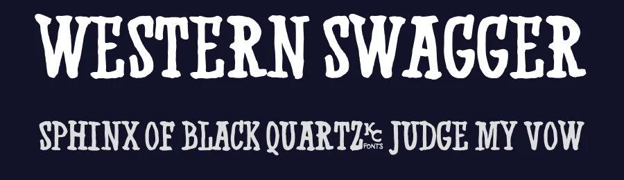 Western Swagger by KC Fonts — Decorative Font — thumbnail 2