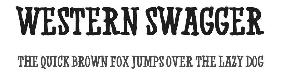 Western Swagger by KC Fonts — Decorative Font