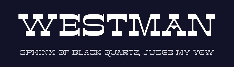 Westman by Almarkhatype — Decorative Font — thumbnail 2